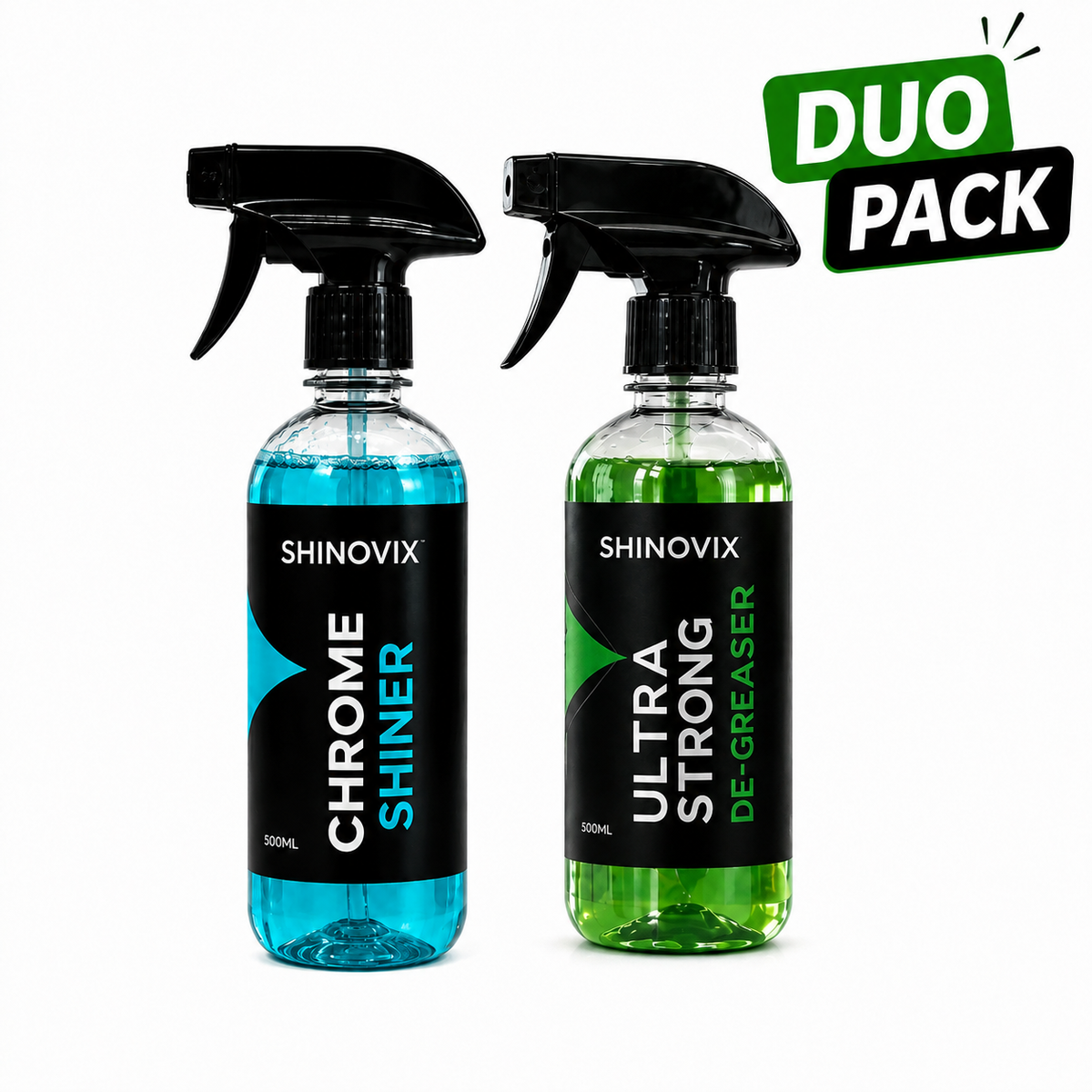 Chrome Shiner & Kitchen Degreaser Bundle - SHINOVIX