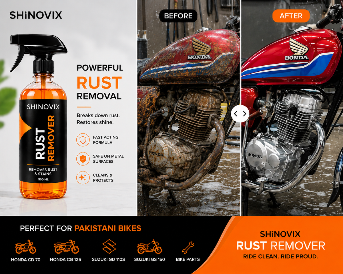 Rust Remover Bikes Before After - Shinovix