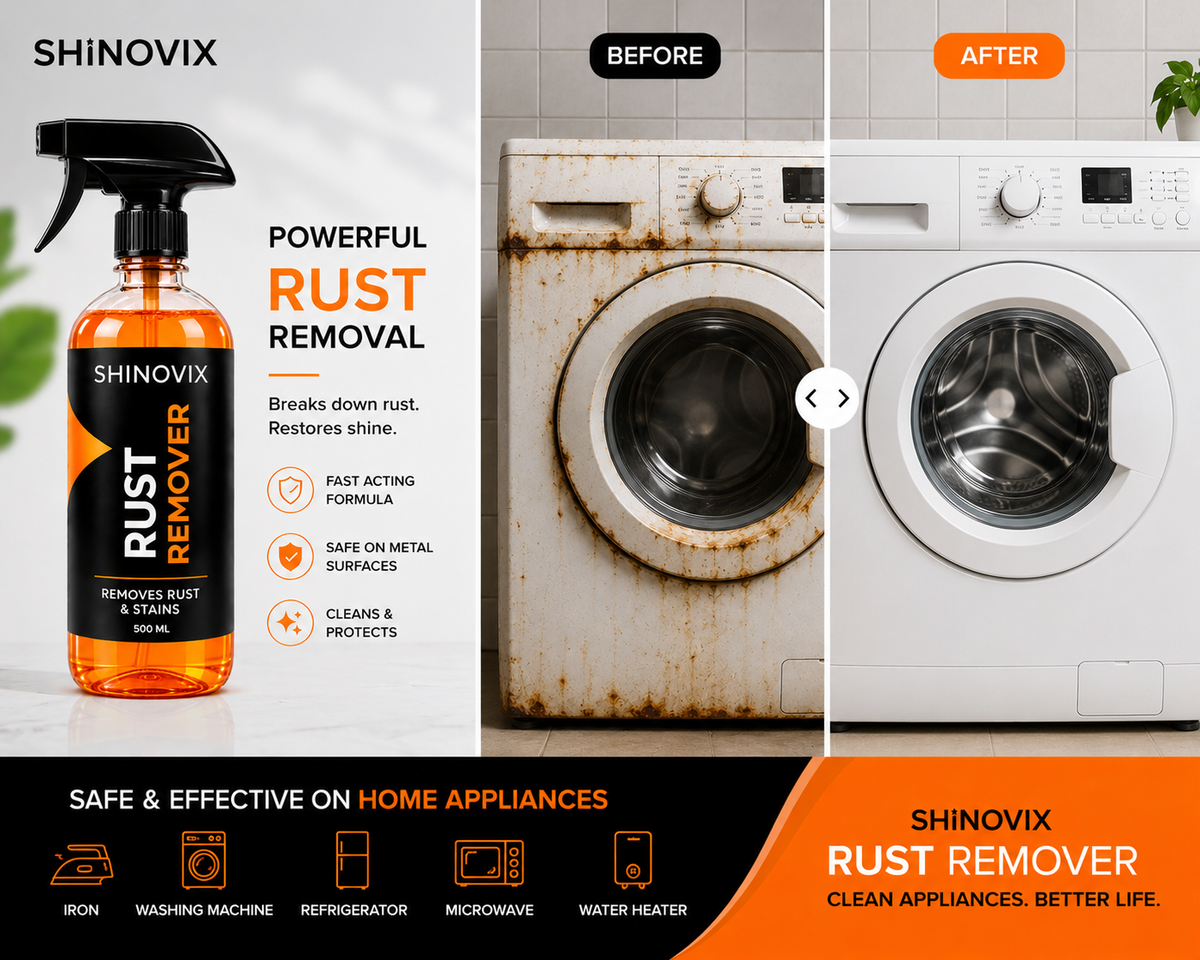 Rust Remover Washing Machine Before After - Shinovix
