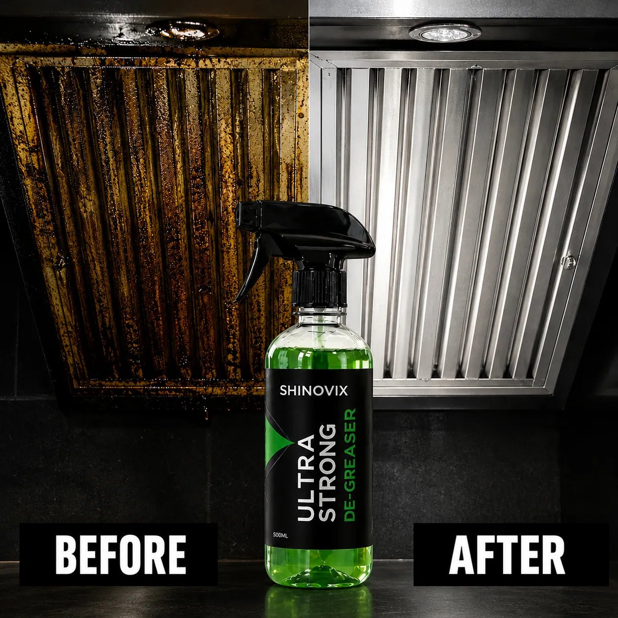 Shinovix Chrome Shiner & Kitchen Degreaser | Ultimate Shine Bundle - SHINOVIX