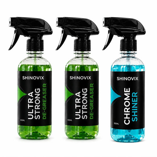 Shinovix Kitchen Degreaser & Chrome Shiner | Power Clean Bundle - SHINOVIX